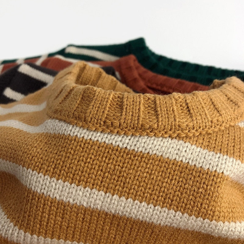 Skittles Striped Sweater