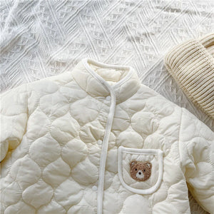 Grizzly Bear Puffer Onesie