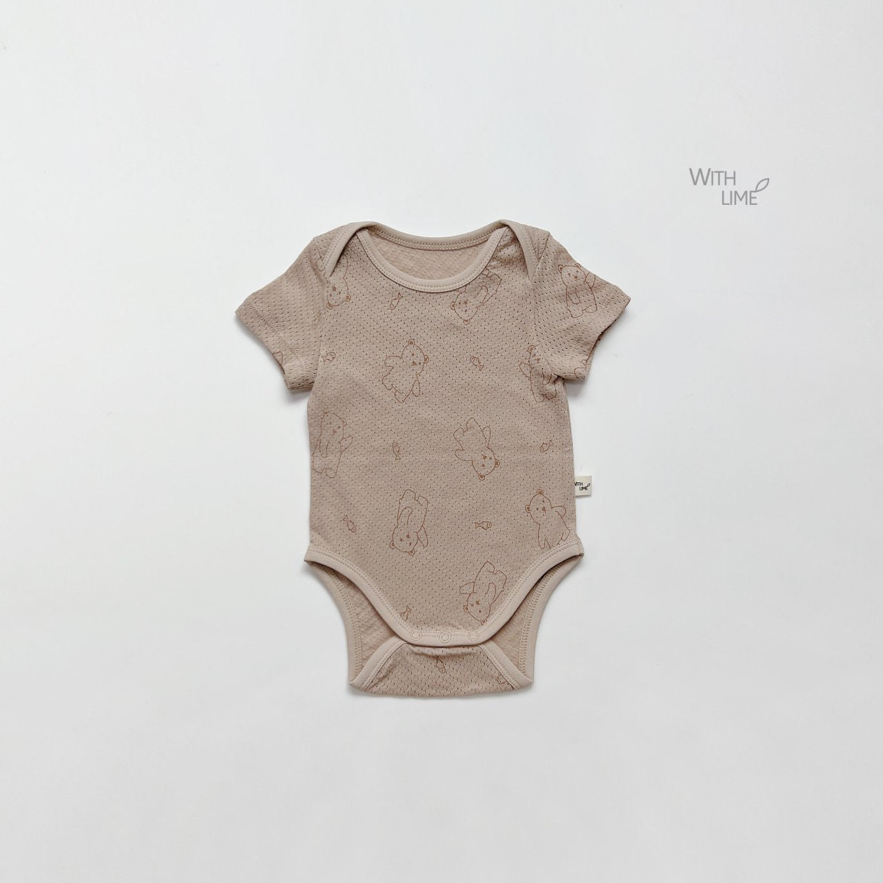 Fish Bear Mesh Onesie