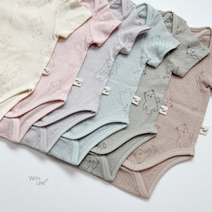 Fish Bear Mesh Onesie