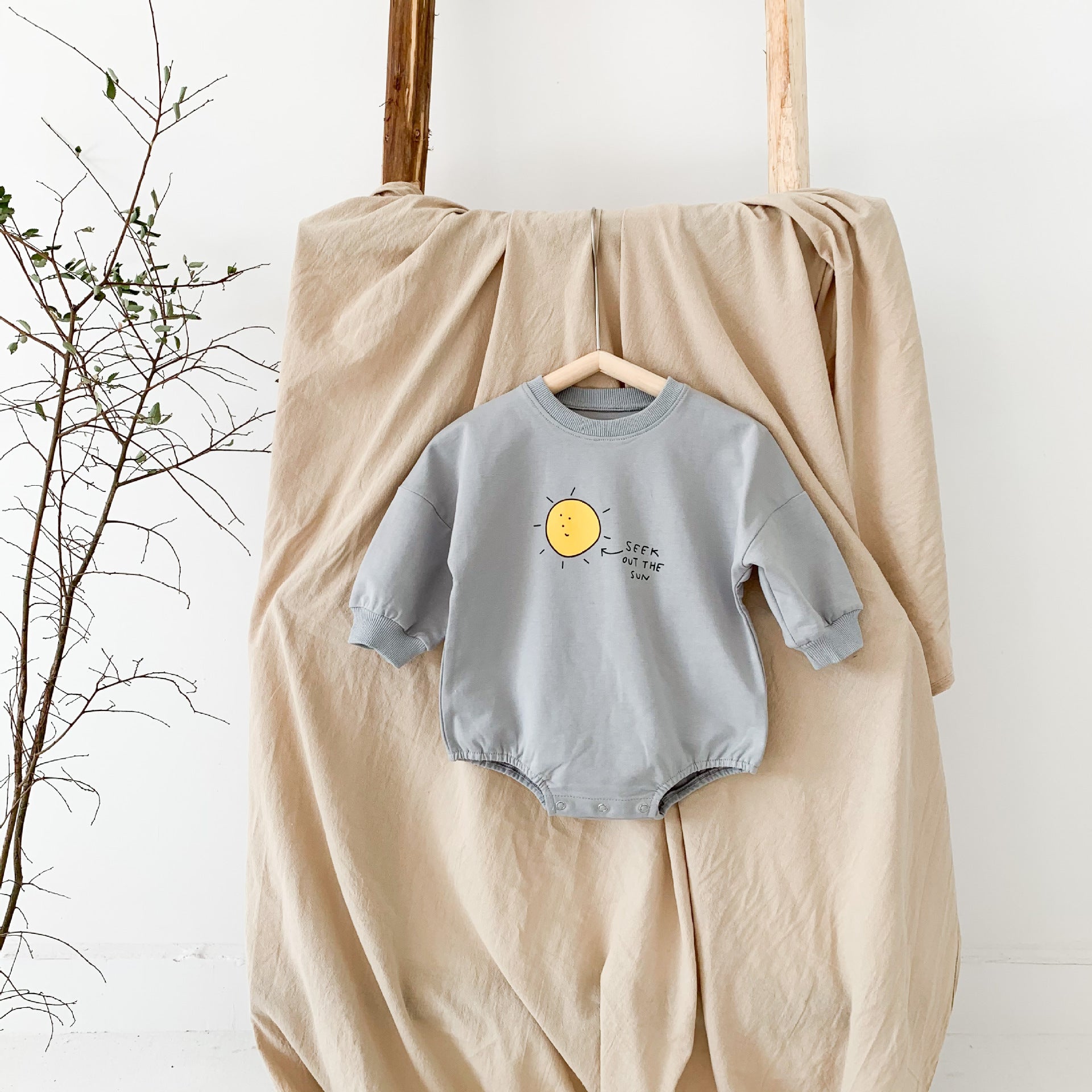 Seek Out The Sun L/S Onesie