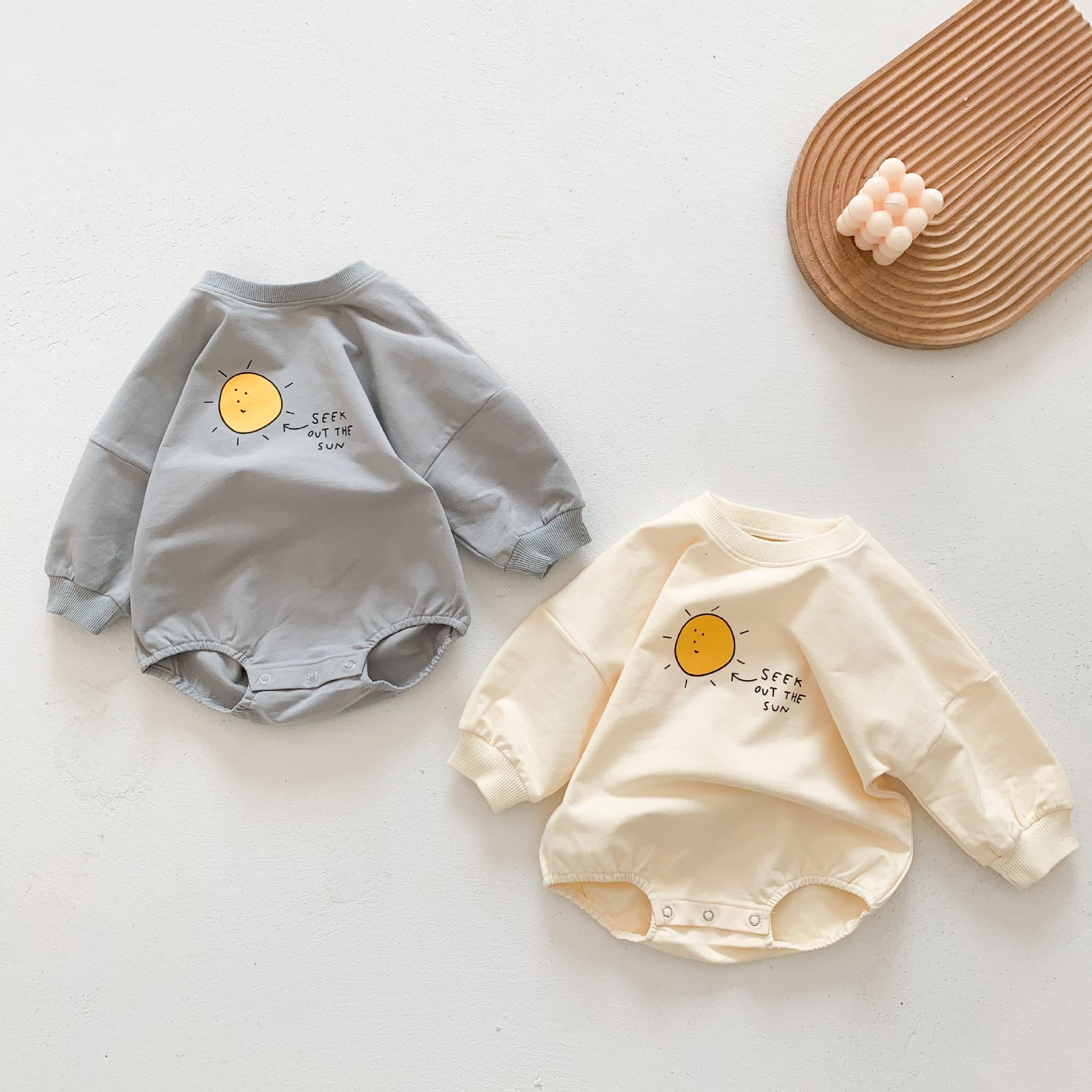 Seek Out The Sun L/S Onesie
