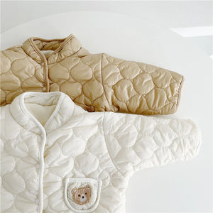 Grizzly Bear Puffer Onesie
