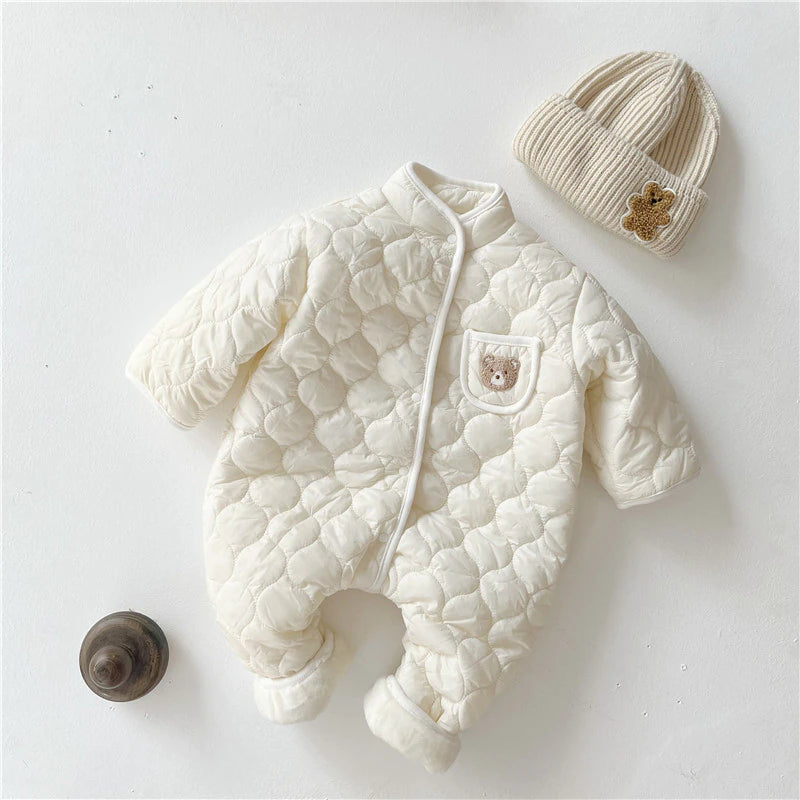 Grizzly Bear Puffer Onesie