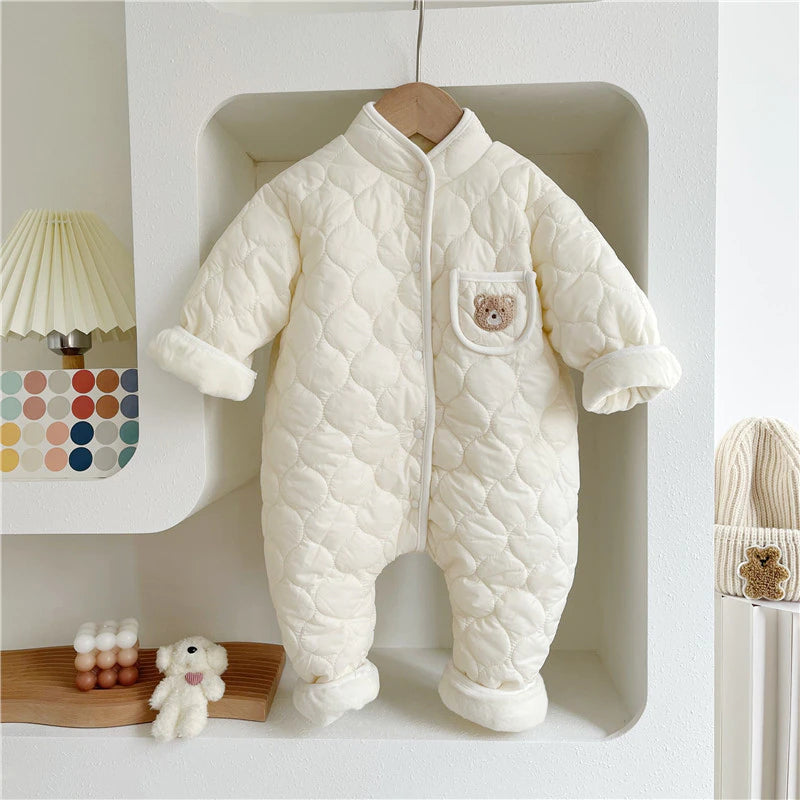 Grizzly Bear Puffer Onesie