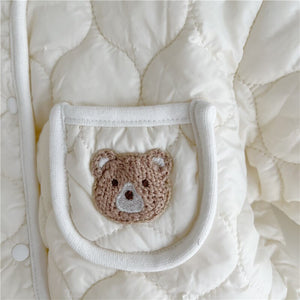 Grizzly Bear Puffer Onesie