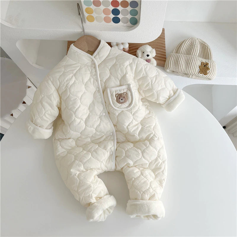 Grizzly Bear Puffer Onesie