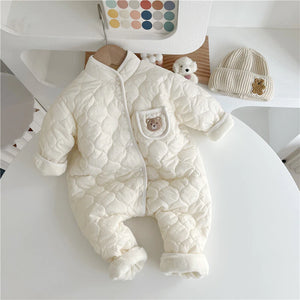 Grizzly Bear Puffer Onesie