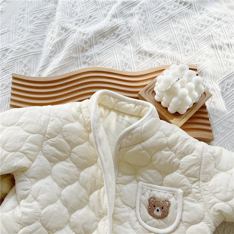 Grizzly Bear Puffer Onesie